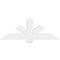 Ekena Millwork Kennewick Architectural Grade PVC Gable Bracket, 60"W x 22 1/2"H x 4"D x 6"F, 9/12 Pitch GBP060X23X0406KEN00 - alternate 5